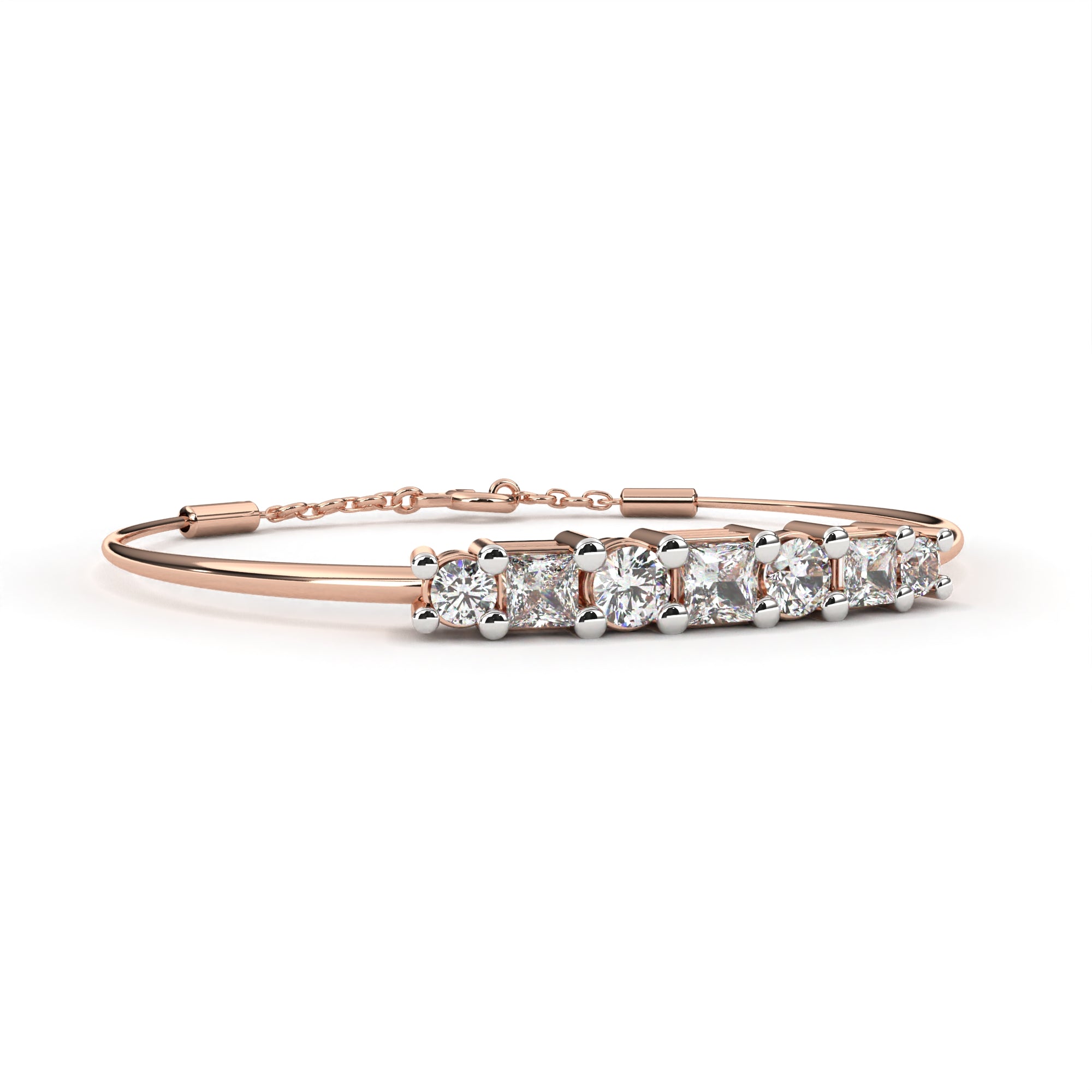 Fabulous  Bracelet With 18k Gold  Lab Grown Diamond.