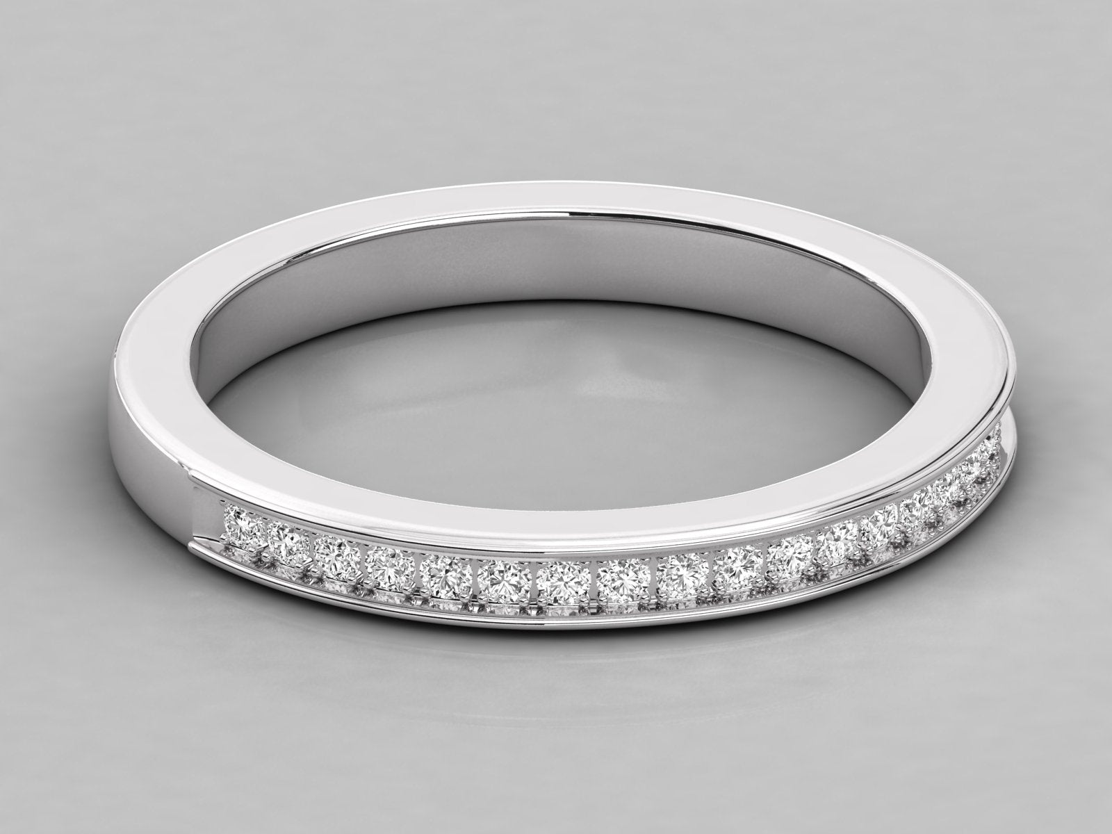10K  LAB GROWN DIAMOND LADIES  RING.