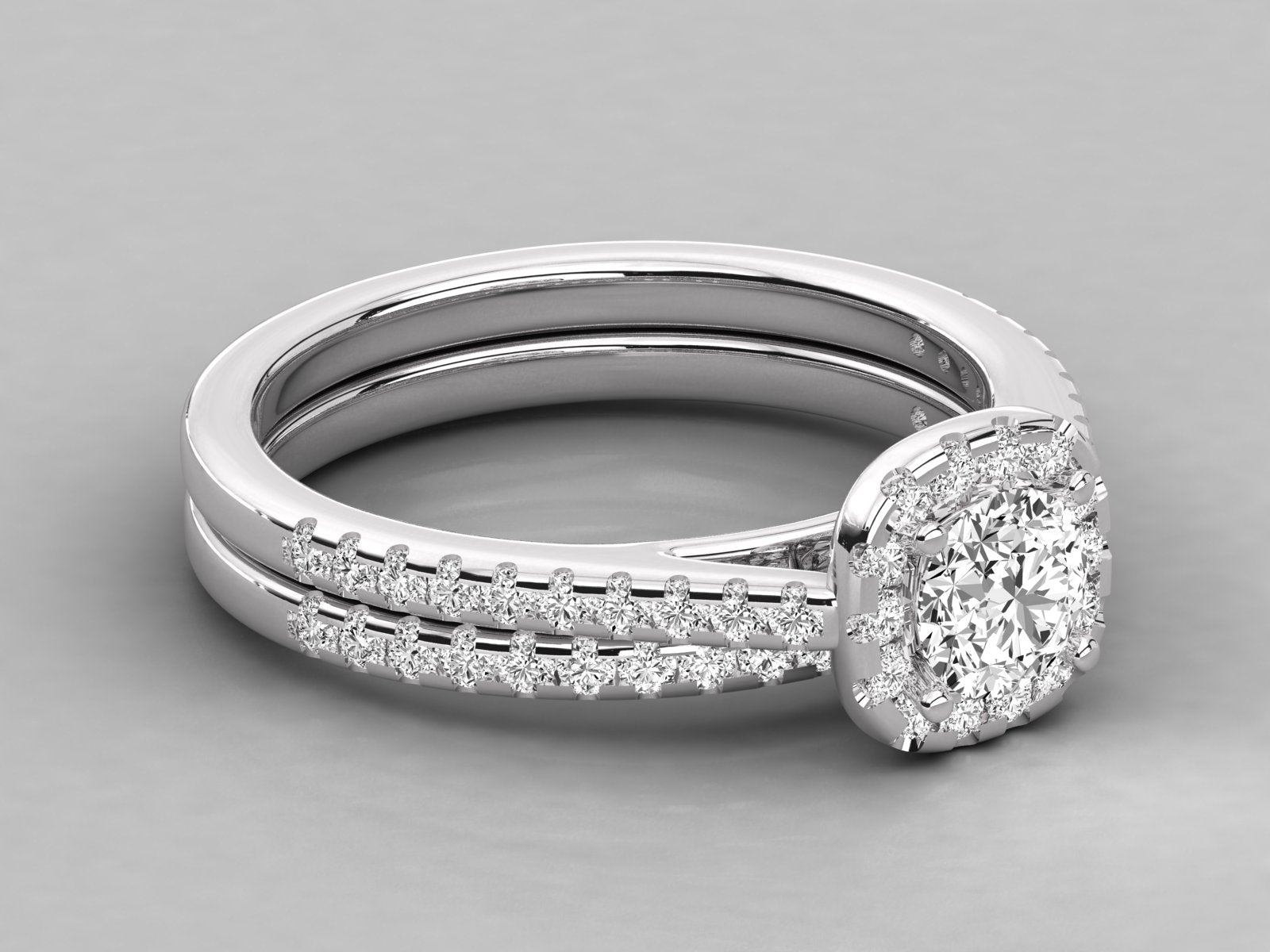 10K GOLD SOLITAIRE  LAB GROWN DIAMOND LADIES RING.