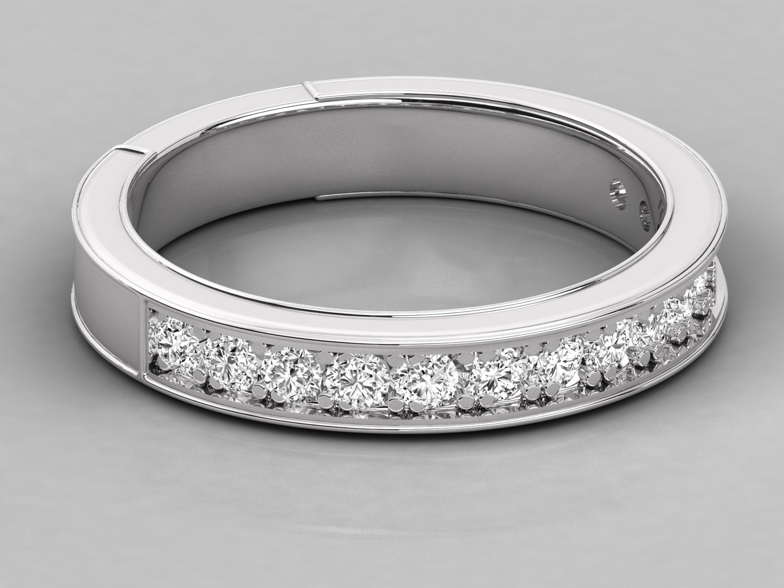 9K GOLD SOLITAIRE DIAMOND  BRILLIANT RING.