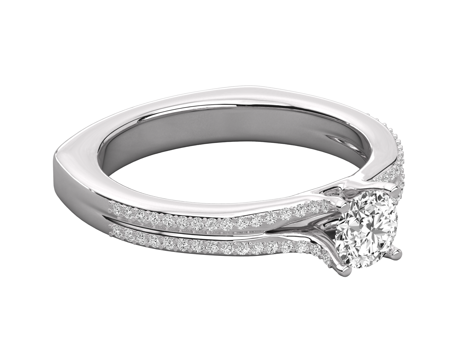 10K GOLD SOLITAIRE  BRILLIANT RING.