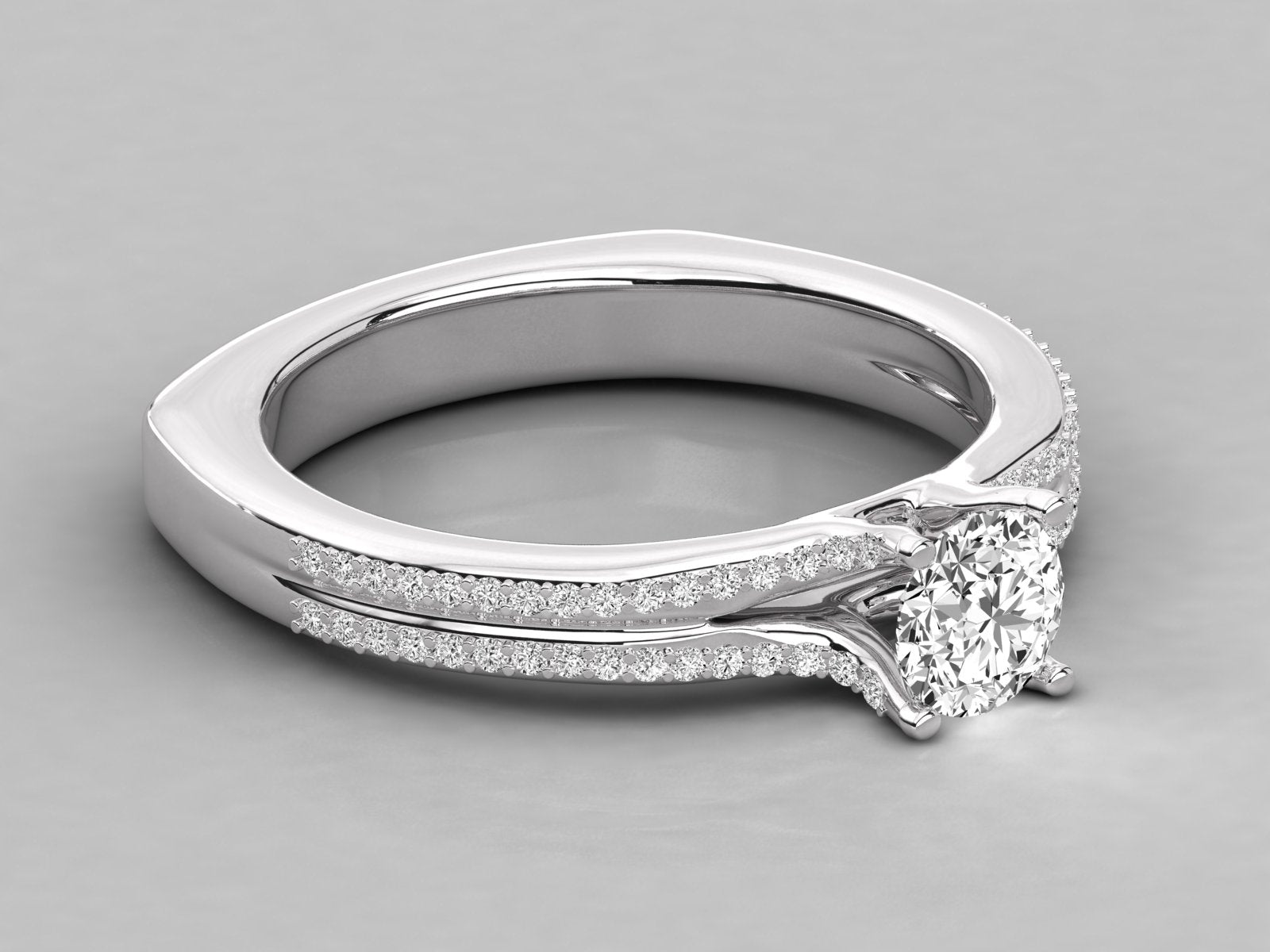 10K GOLD SOLITAIRE  BRILLIANT RING.