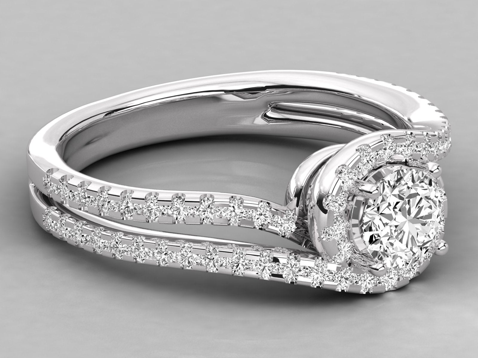 10K GOLD SOLITAIRE  LAB GROWN DIAMOND LADIES  RING.