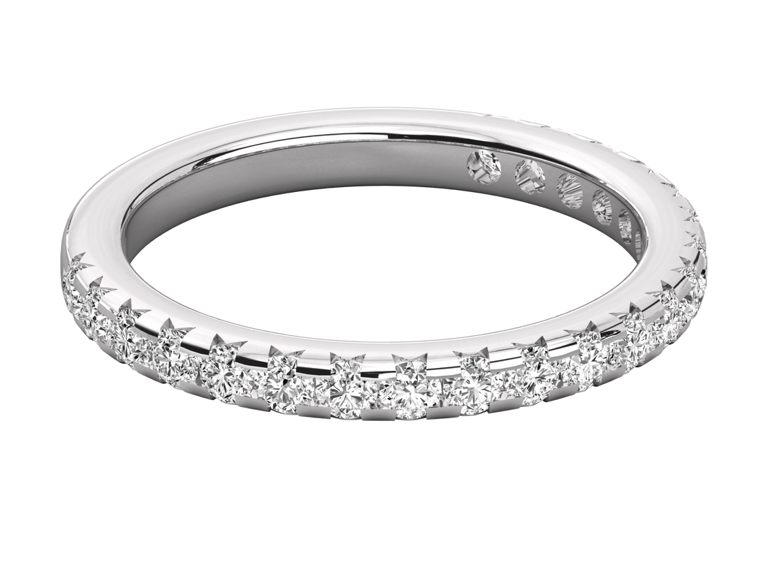9K GOLD SOLITAIRE ROUND CUT LAB GROWN DIAMOND LADIES BRILLIANT RING.