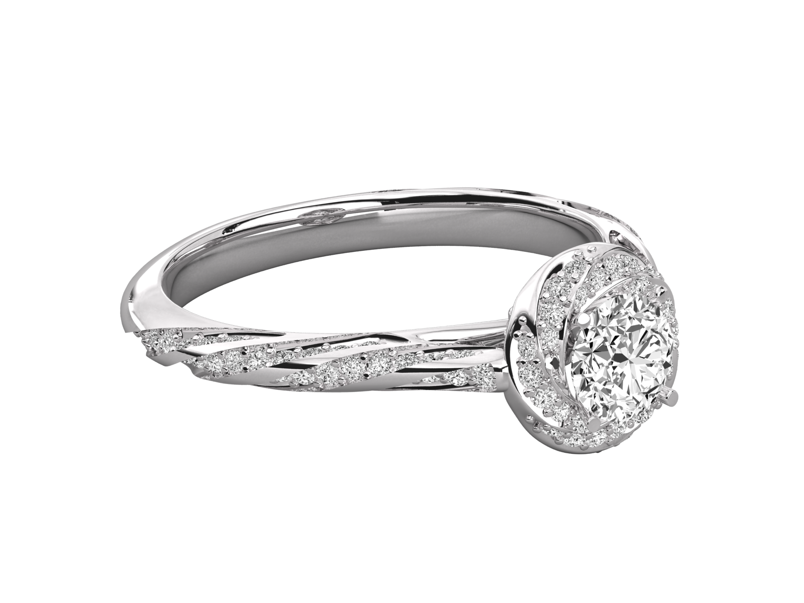 10k GOLD SOLITAIRE  LAB GROWN DIAMOND RING.