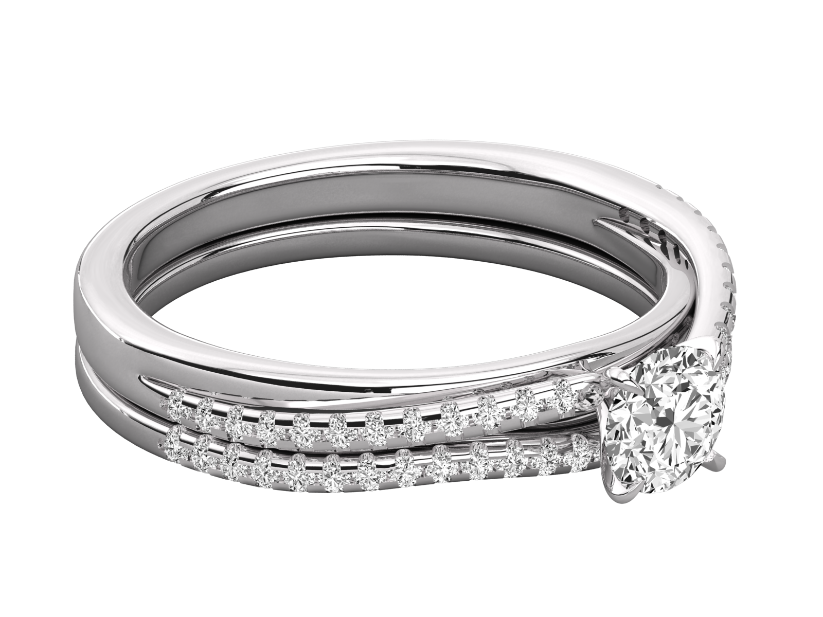 10K GOLD SOLITAIRE  LAB GROWN DIAMOND LADIES  RING.