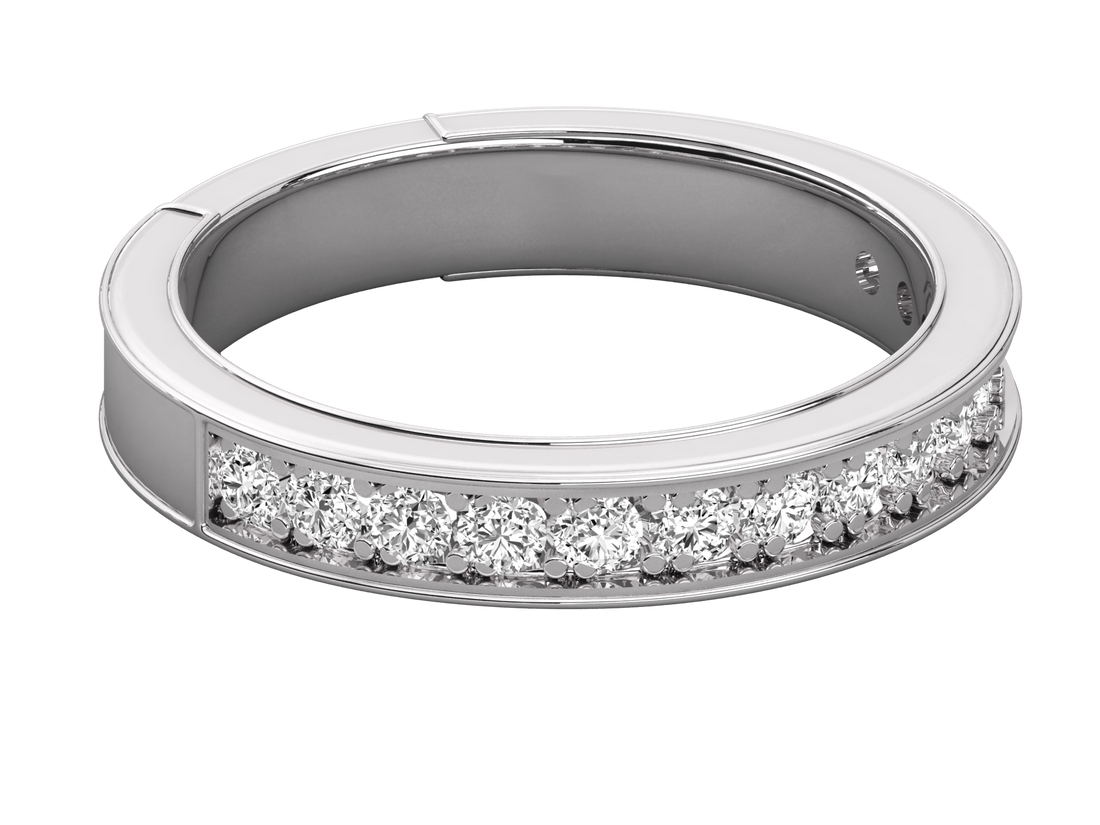 9K GOLD SOLITAIRE DIAMOND  BRILLIANT RING.