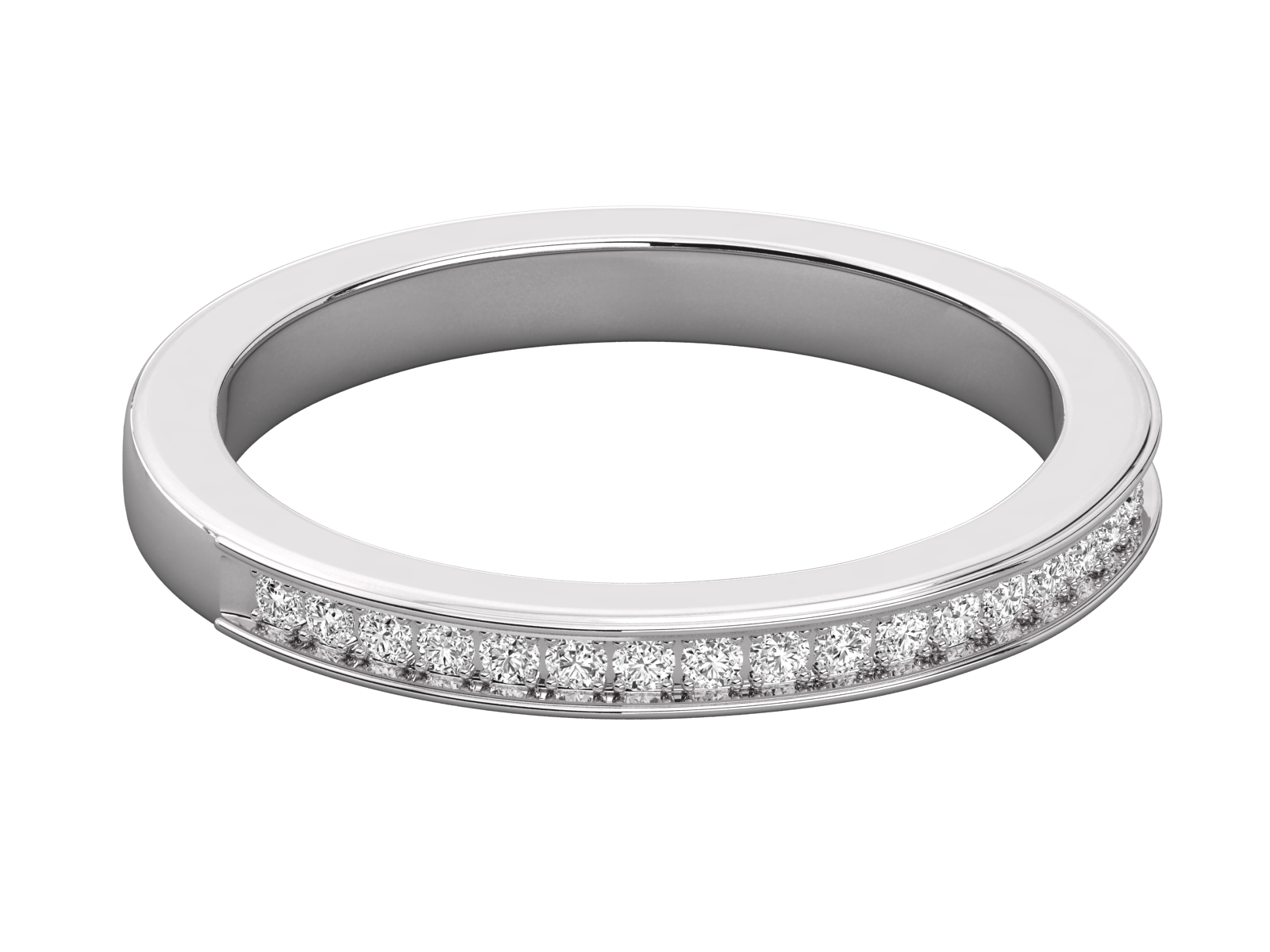 10K  LAB GROWN DIAMOND LADIES  RING.