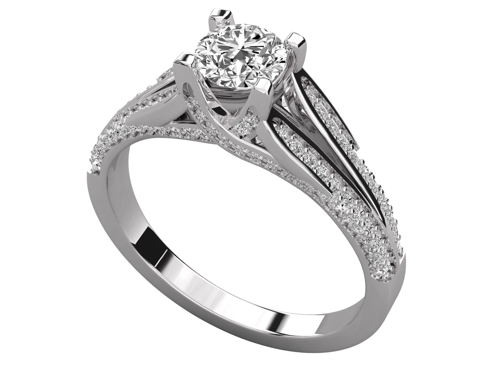10K GOLD SOLITAIRE  LAB GROWN DIAMOND  BRILLIANT RING.