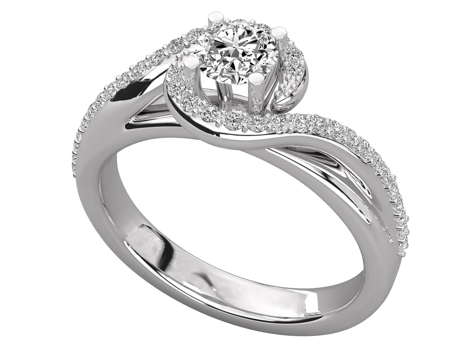 10K GOLD SOLITAIRE  LAB GROWN DIAMOND LADIES  RING.