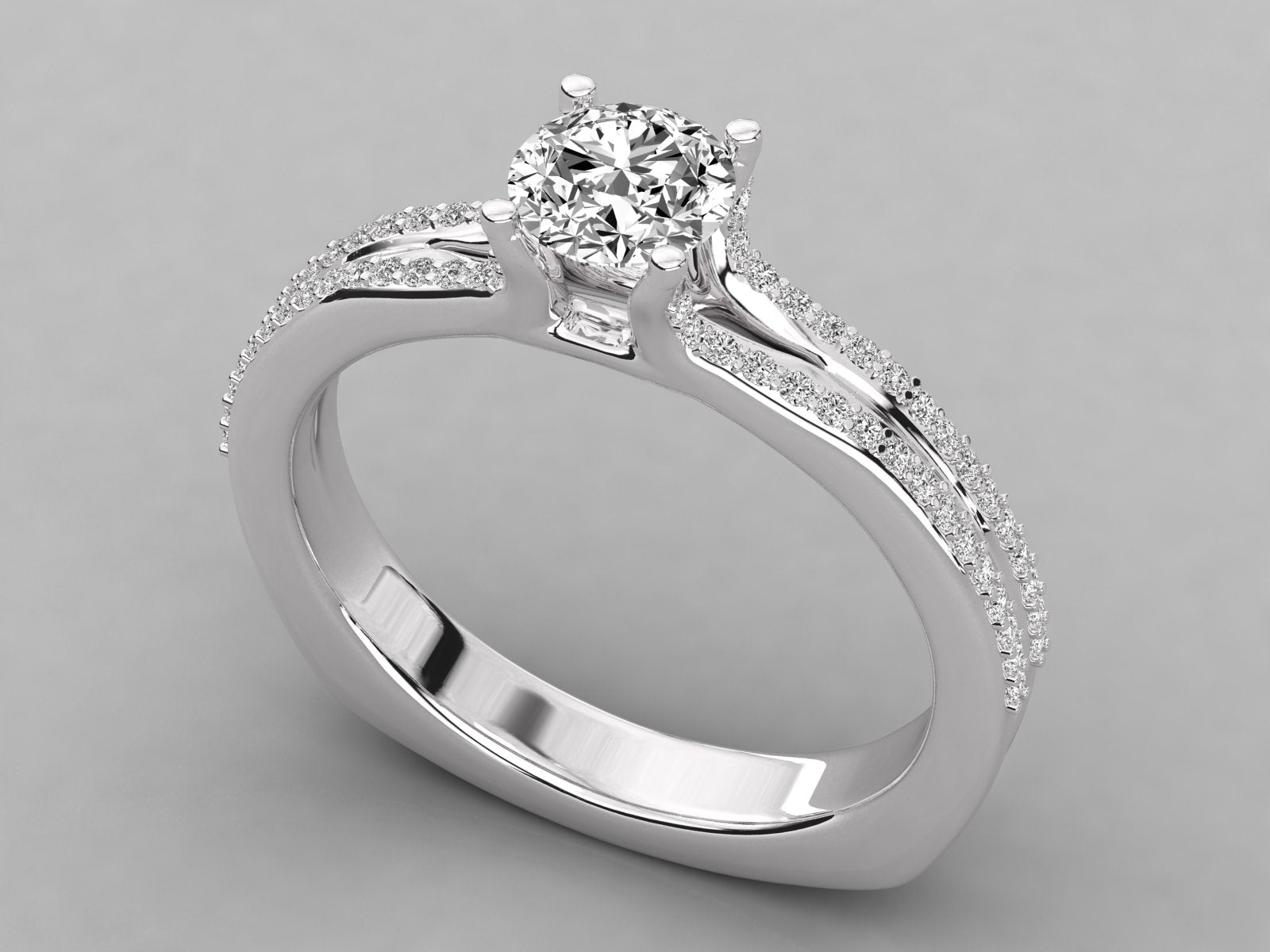 10K GOLD SOLITAIRE  BRILLIANT RING.