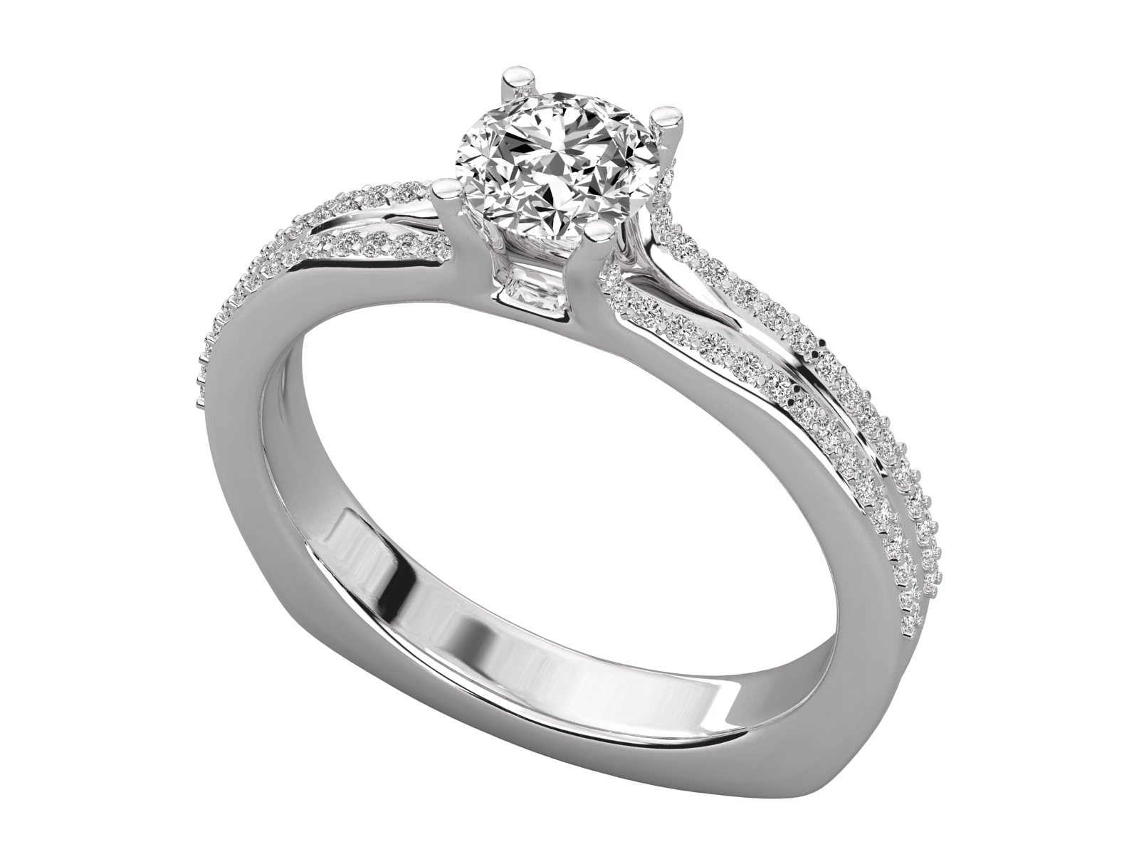 10K GOLD SOLITAIRE  BRILLIANT RING.