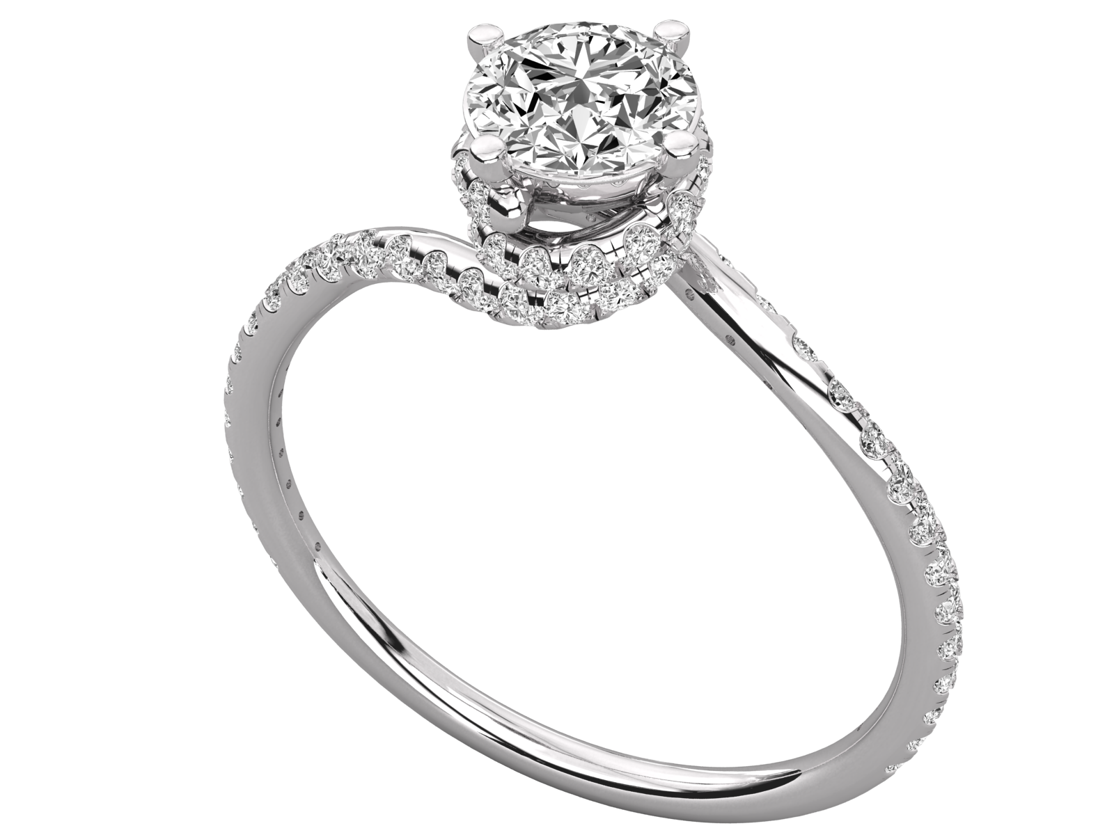 10K GOLD SOLITAIRE LAB GROWN DIAMOND LADIES  RING.