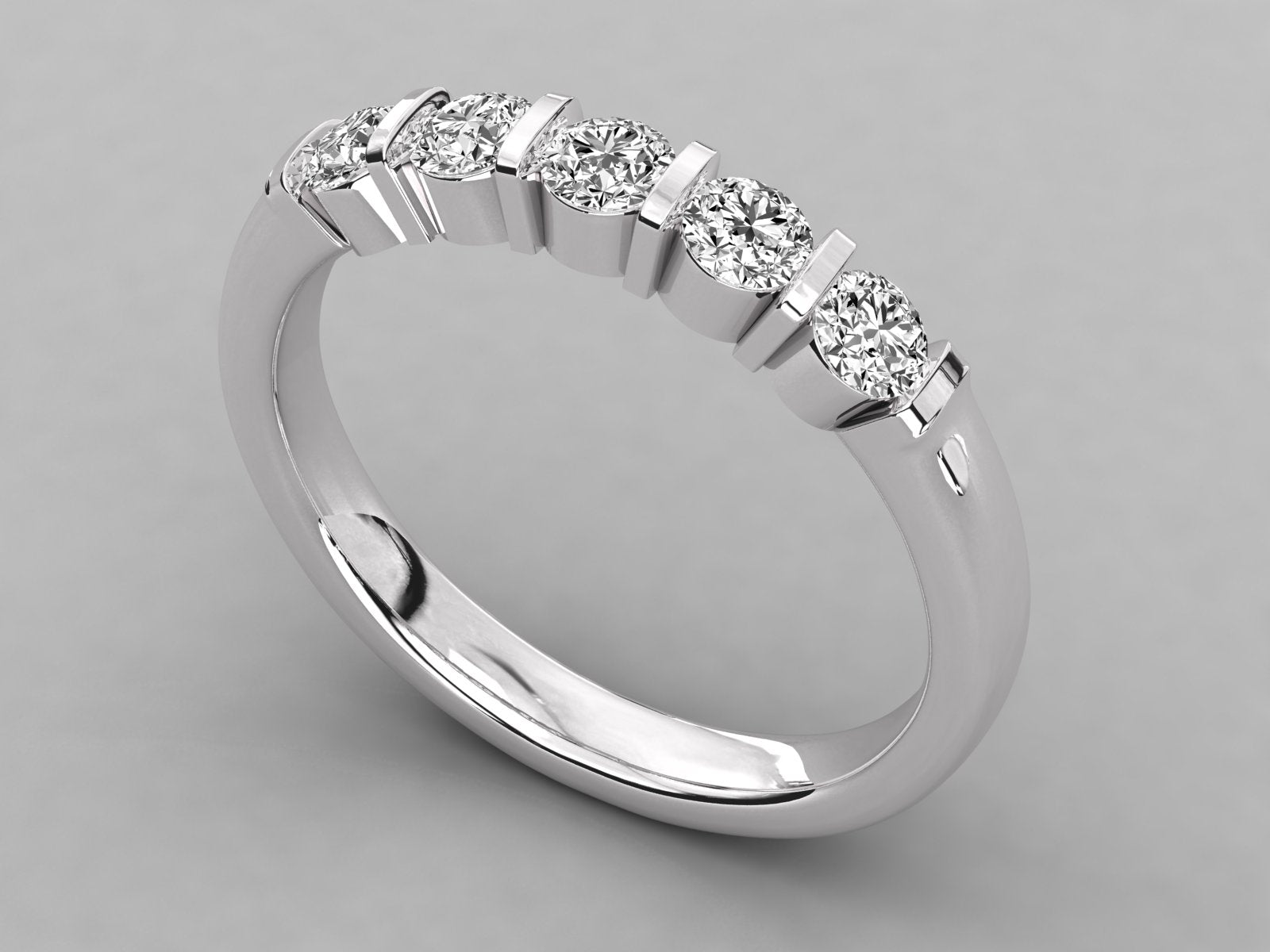 9K GOLD SOLITAIRE DIAMOND  BRILLIANT RING.