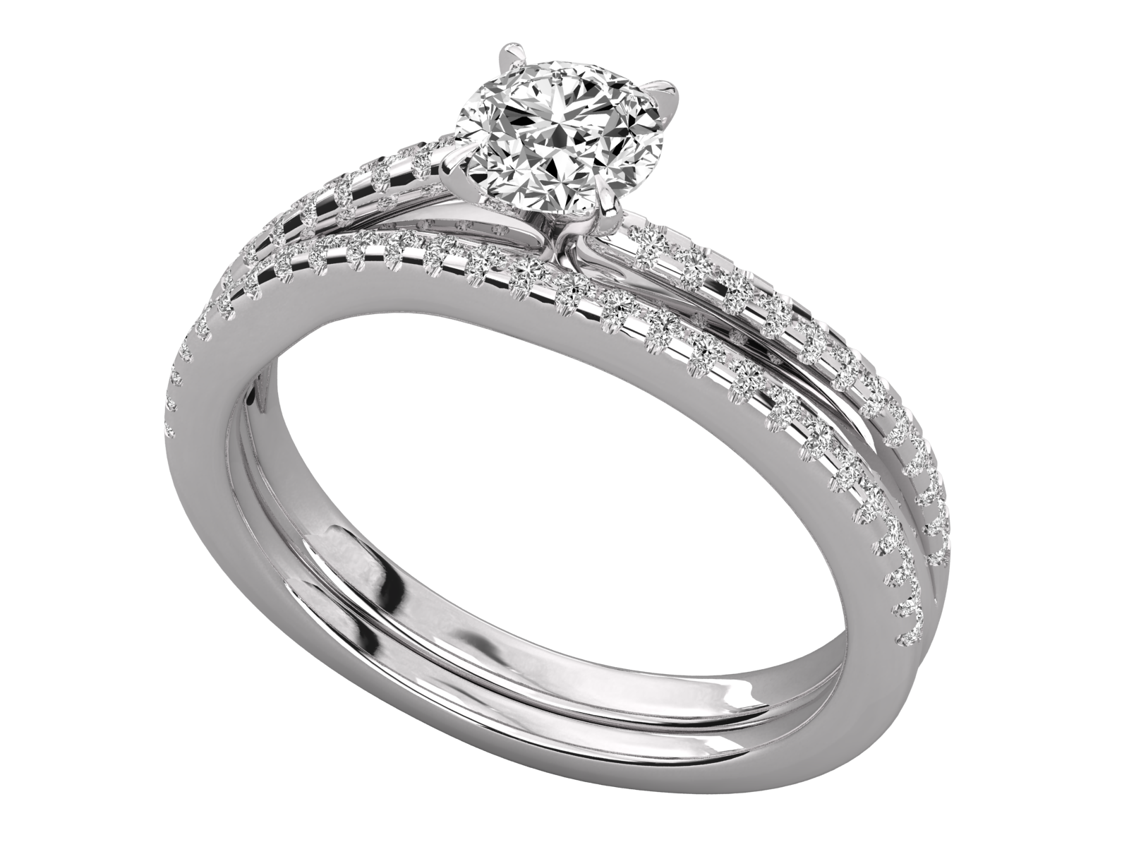 10K GOLD SOLITAIRE  LAB GROWN DIAMOND LADIES  RING.