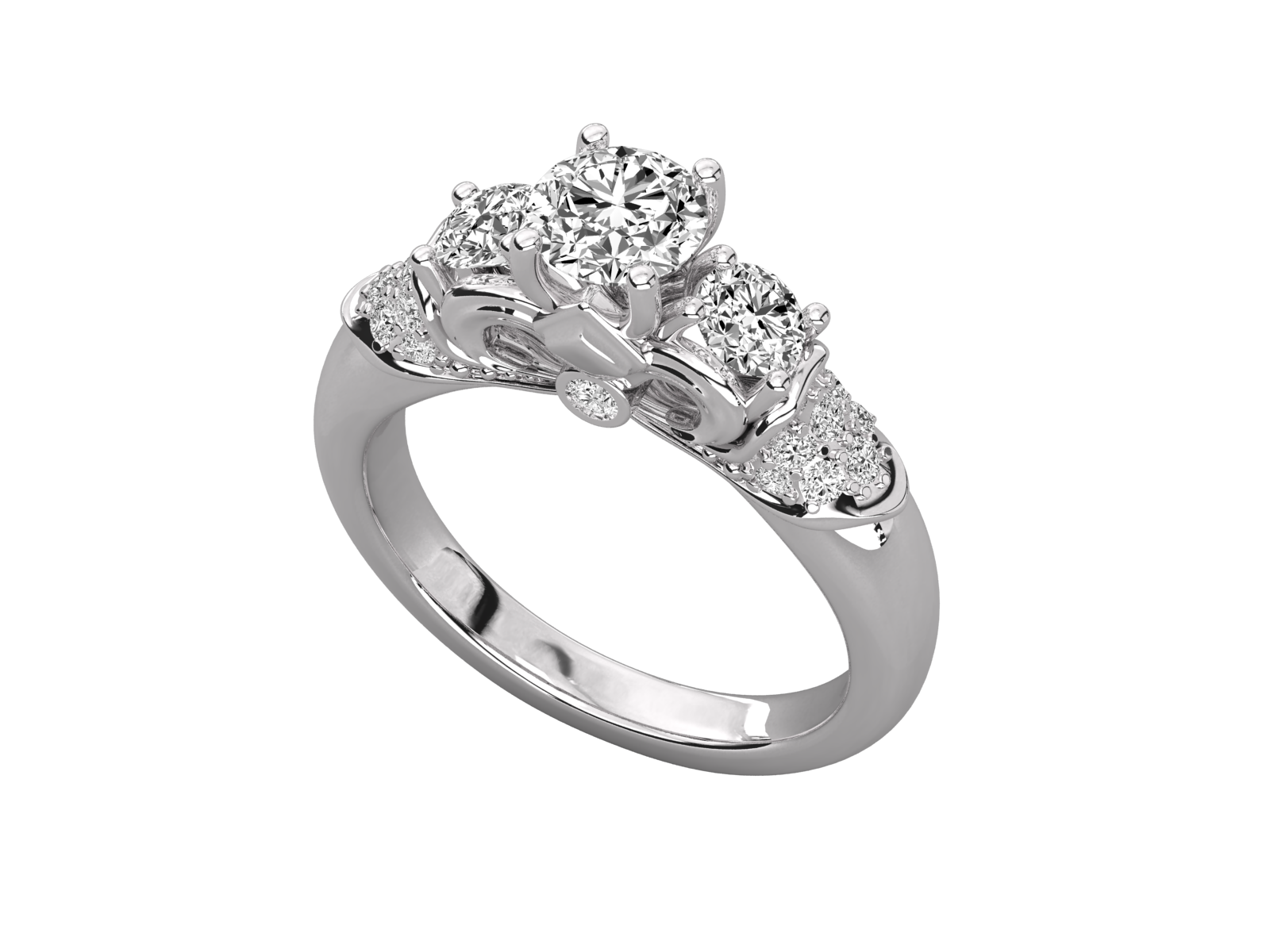 10K GOLD SOLITAIRE  LAB GROWN DIAMOND LADIES  RING.