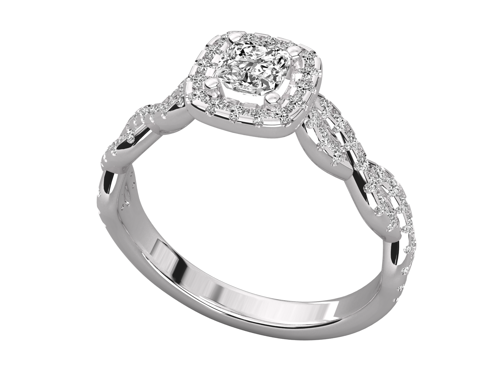 10K GOLD SOLITAIRE  LAB GROWN DIAMOND LADIES  RING.