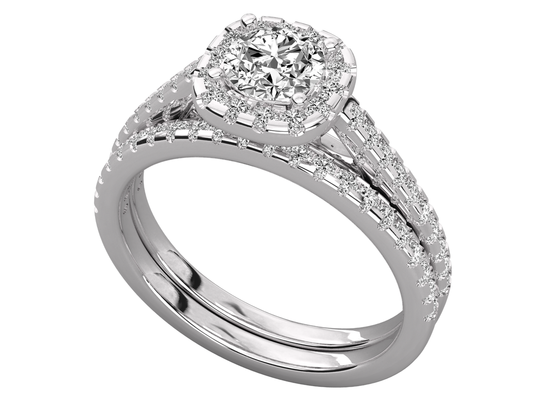 10K GOLD SOLITAIRE  LAB GROWN DIAMOND LADIES RING.