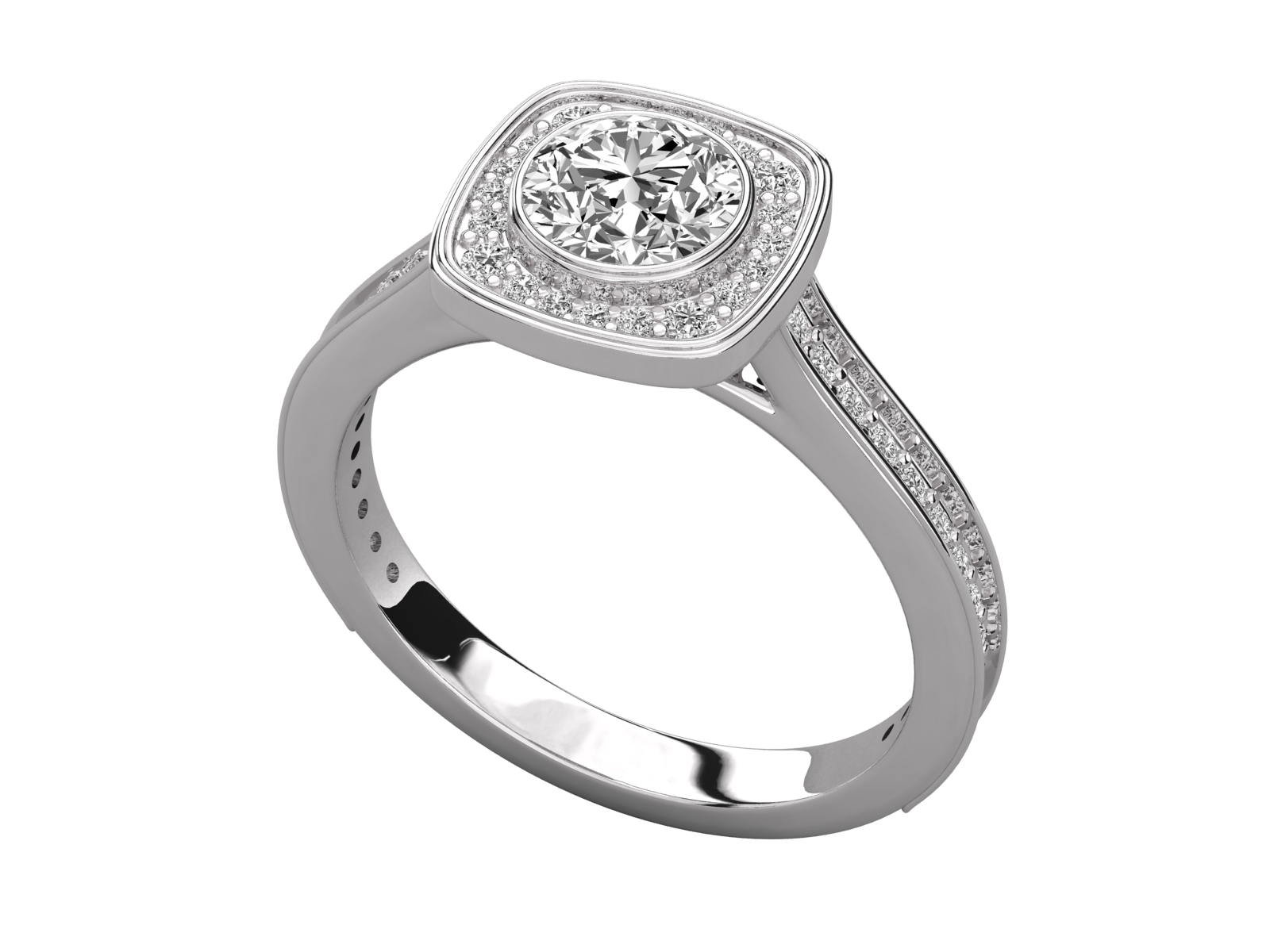 10K GOLD SOLITAIRE  DIAMOND LADIES  RING.