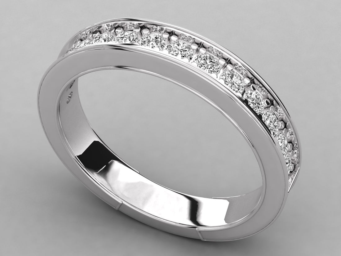 9K GOLD SOLITAIRE DIAMOND  BRILLIANT RING.