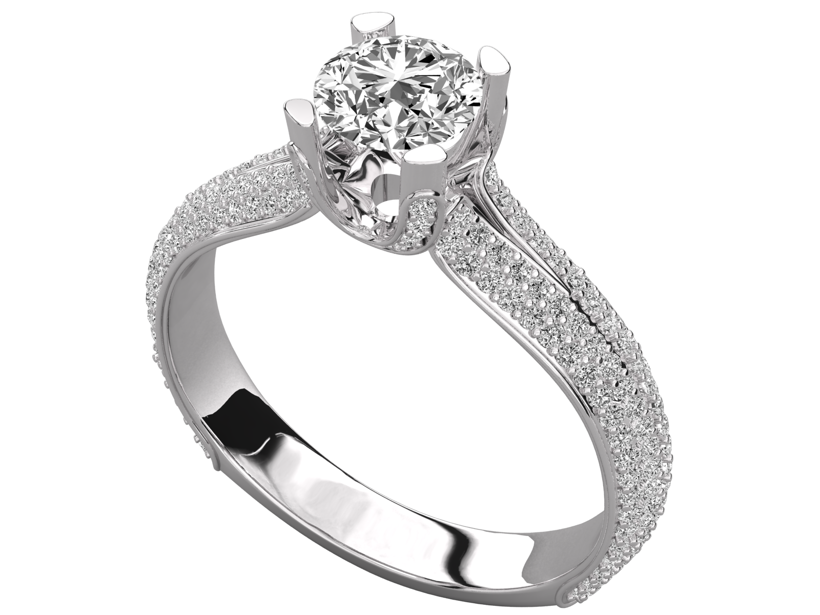 10K GOLD SOLITAIRE  LAB GROWN DIAMOND LADIES  RING.