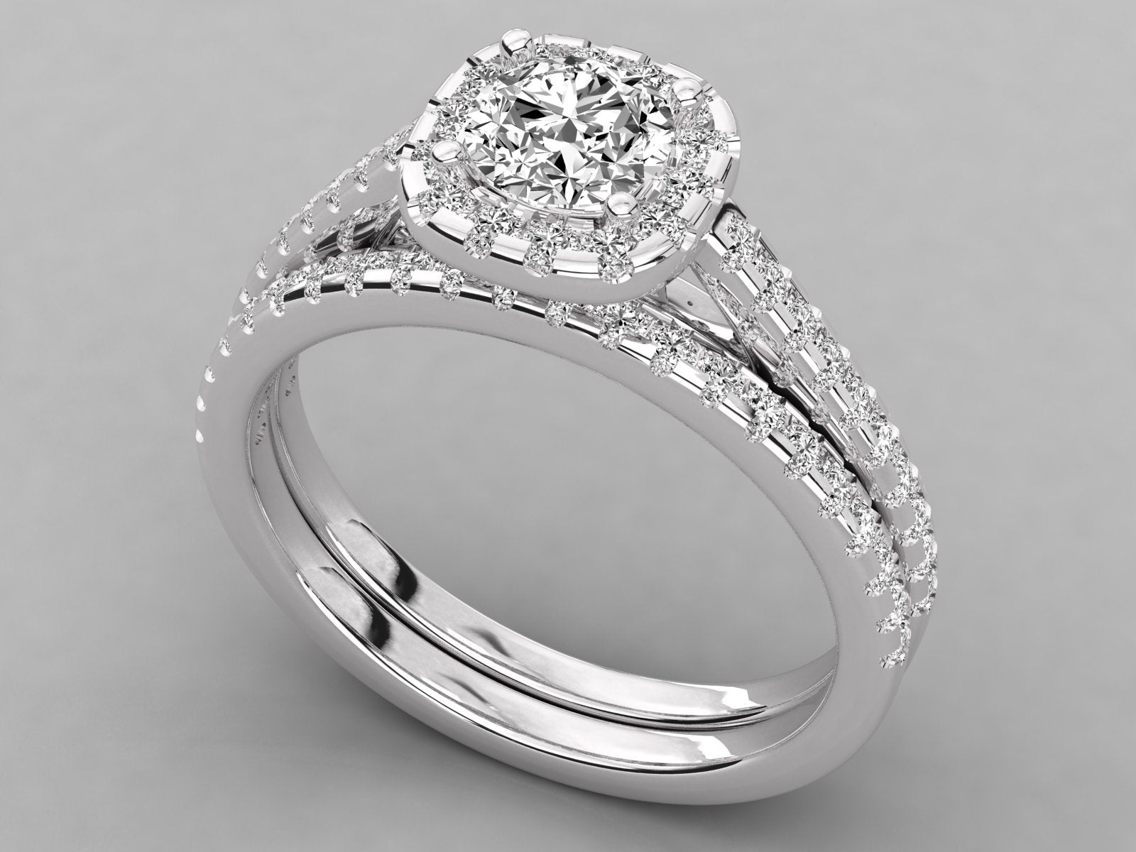 10K GOLD SOLITAIRE  LAB GROWN DIAMOND LADIES RING.