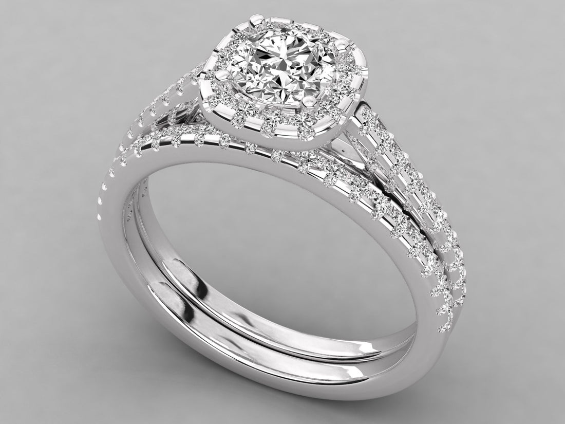 10K GOLD SOLITAIRE  LAB GROWN DIAMOND LADIES RING.