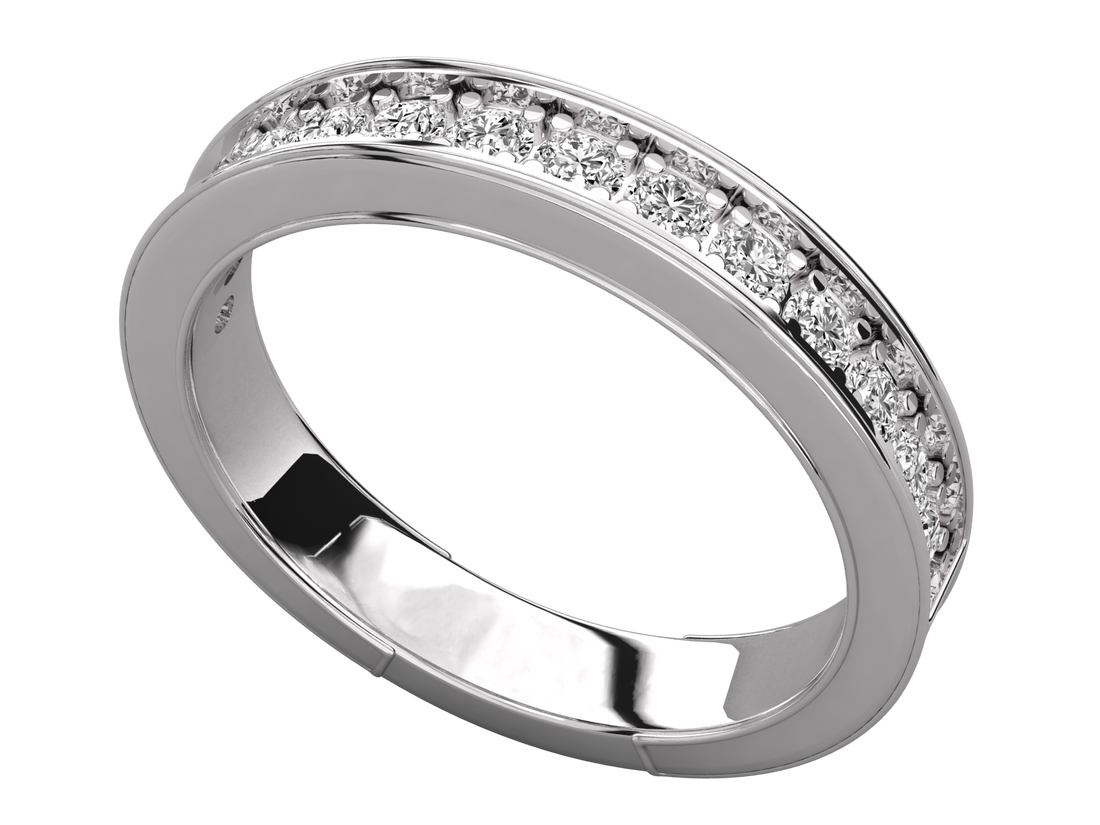 9K GOLD SOLITAIRE DIAMOND  BRILLIANT RING.