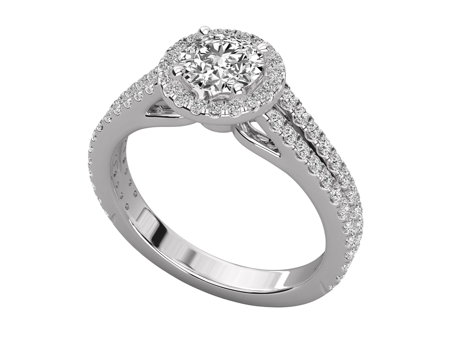 9K GOLD SOLITAIRE LAB GROWN DIAMOND LADIES  RING.