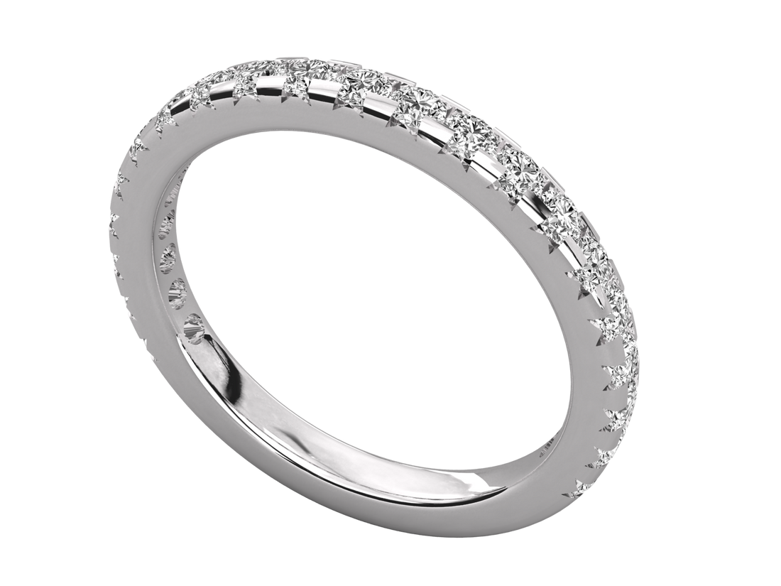 9K GOLD SOLITAIRE ROUND CUT LAB GROWN DIAMOND LADIES BRILLIANT RING.