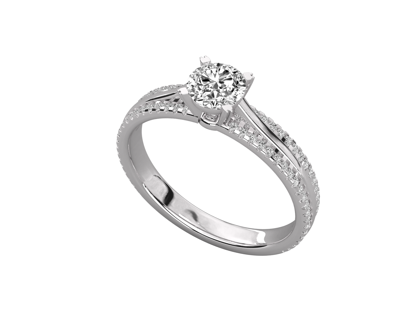 10K GOLD SOLITAIRE  LAB GROWN DIAMOND LADIES  RING.