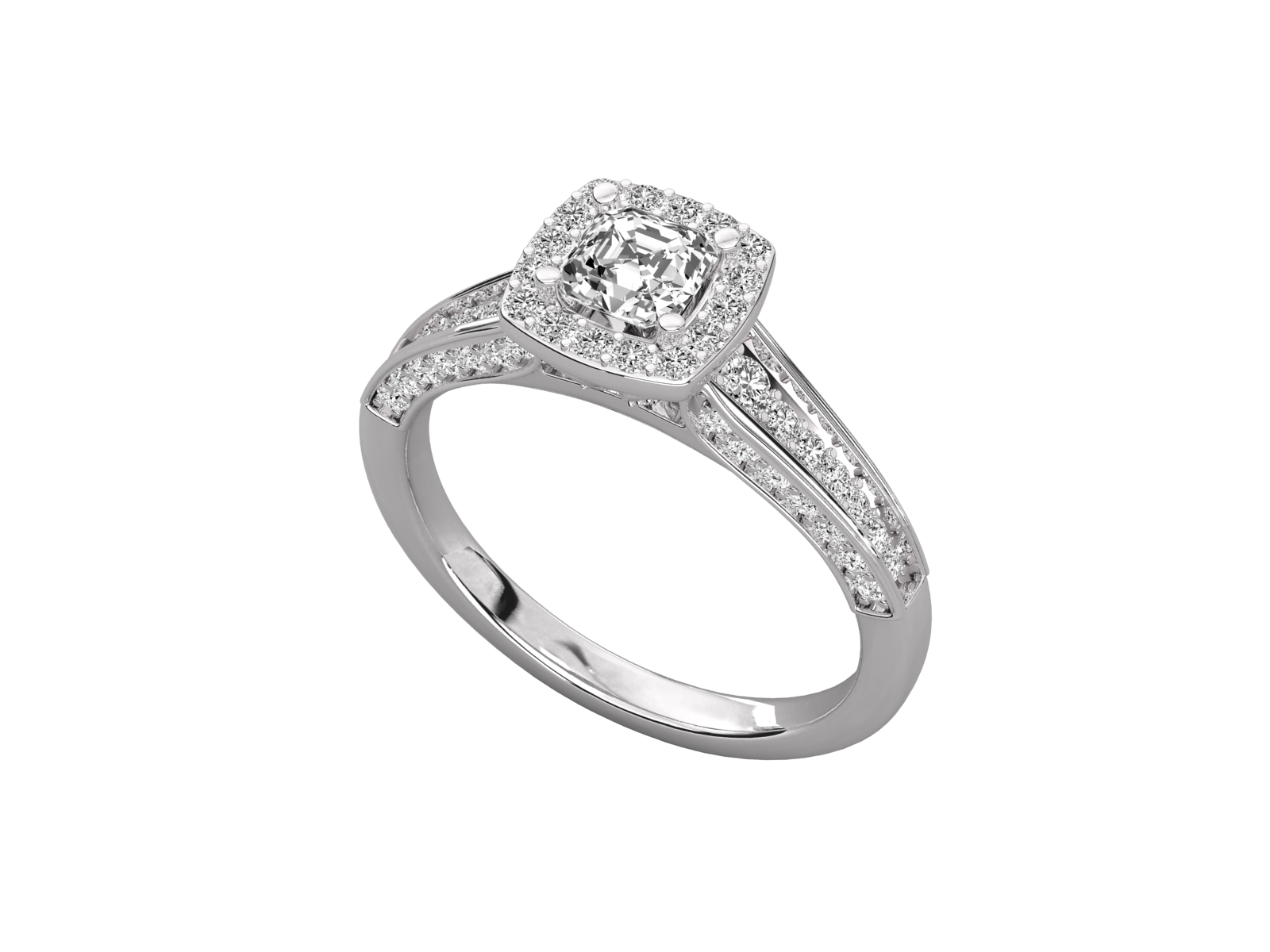 10K GOLD SOLITAIRE LAB GROWN DIAMOND LADIES  RING.