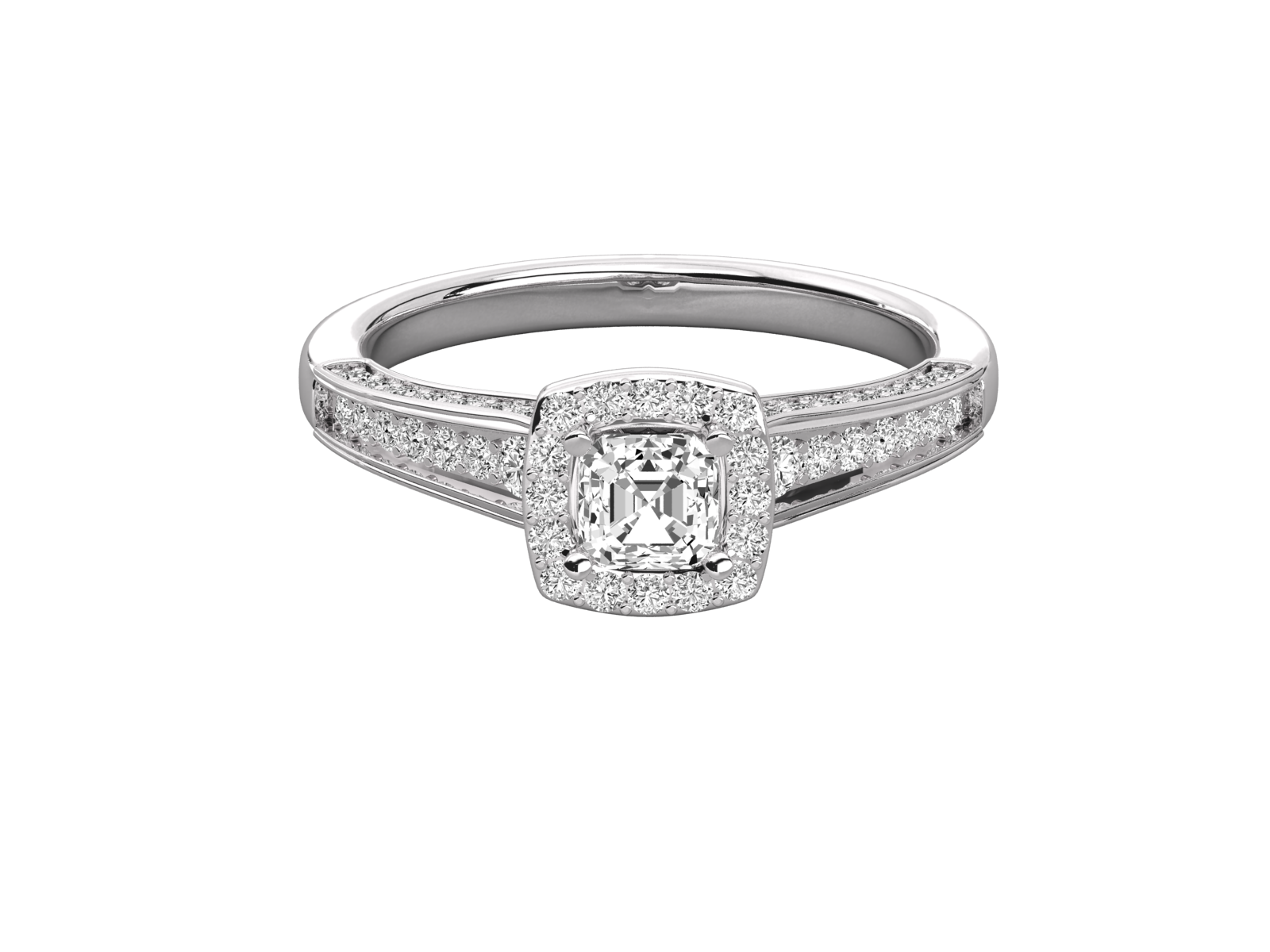 10K GOLD SOLITAIRE LAB GROWN DIAMOND LADIES  RING.