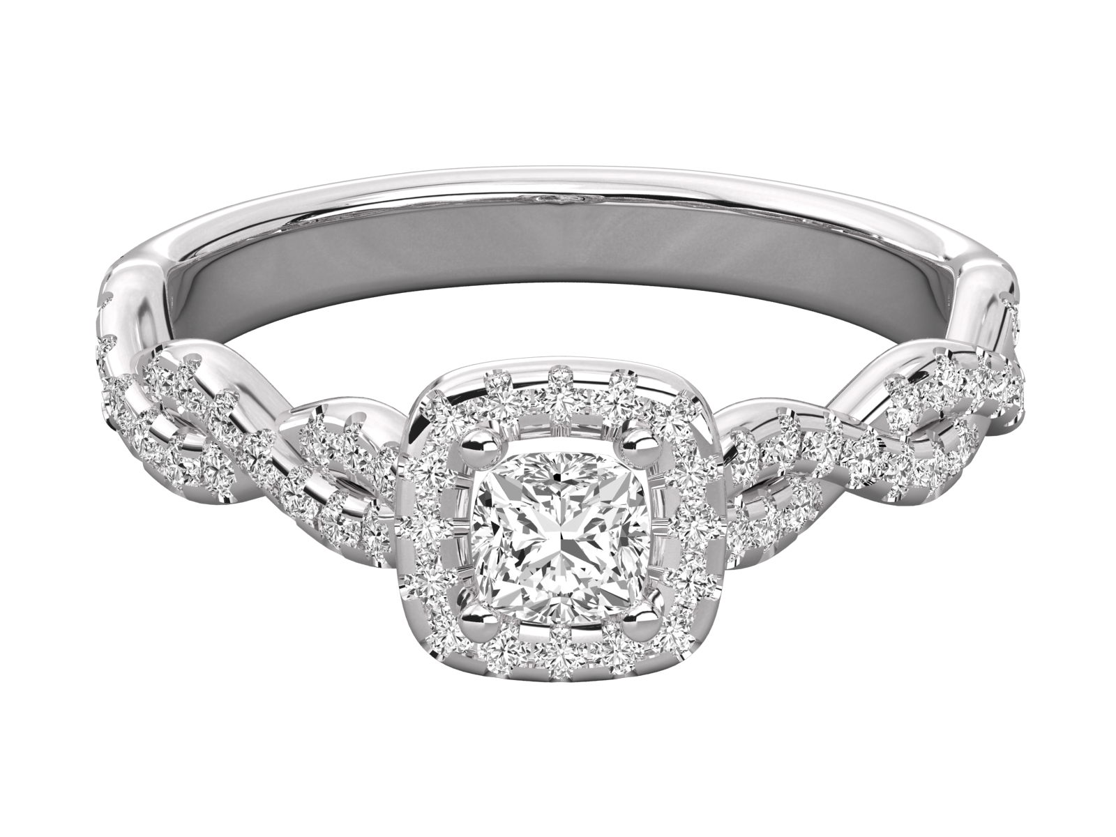 10K GOLD SOLITAIRE  LAB GROWN DIAMOND LADIES  RING.
