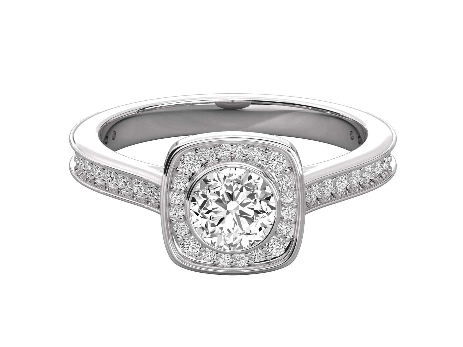 10K GOLD SOLITAIRE  DIAMOND LADIES  RING.