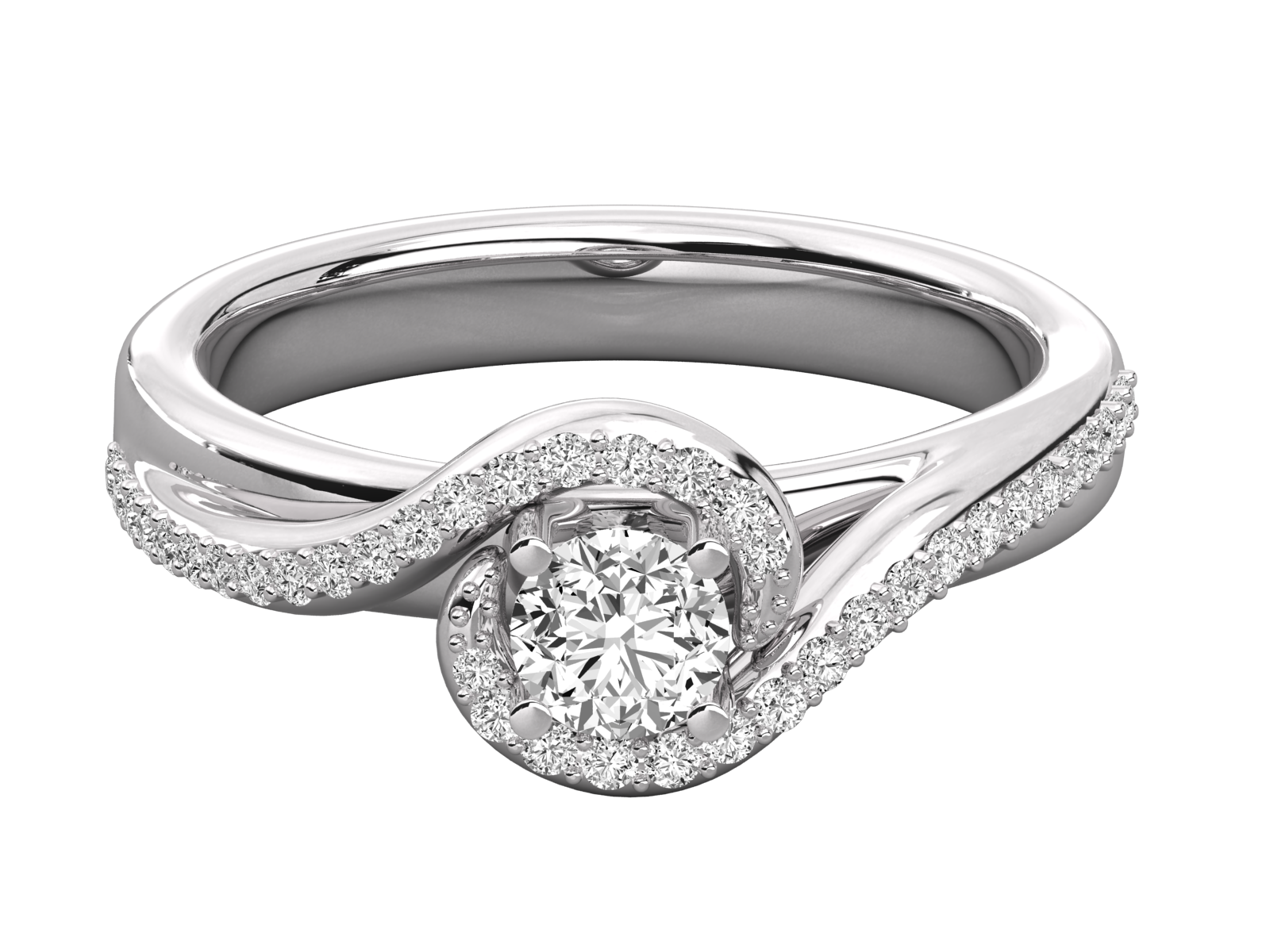 10K GOLD SOLITAIRE  LAB GROWN DIAMOND LADIES  RING.
