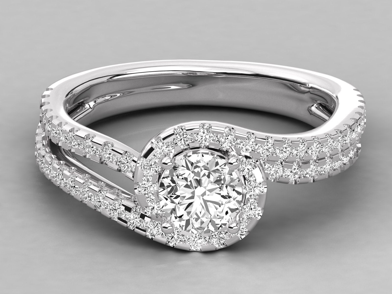 10K GOLD SOLITAIRE  LAB GROWN DIAMOND LADIES  RING.