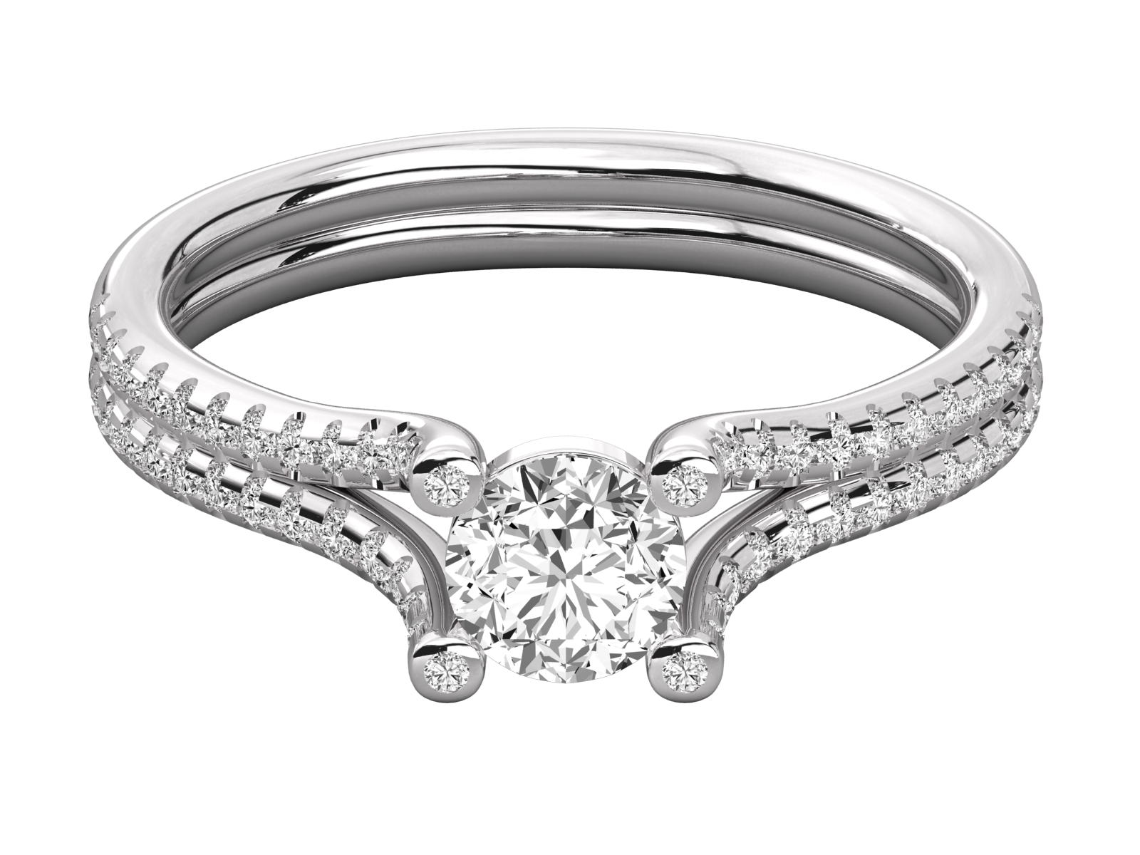 10K GOLD SOLITAIRE LAB GROWN DIAMOND LADIES  RING.