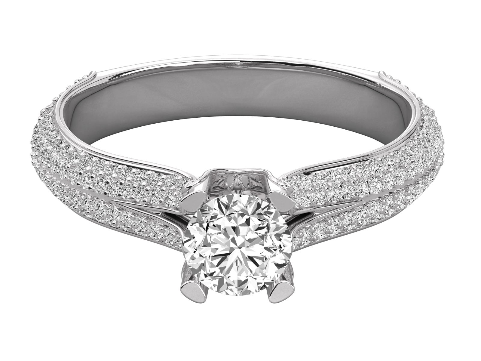 10K GOLD SOLITAIRE  LAB GROWN DIAMOND LADIES  RING.