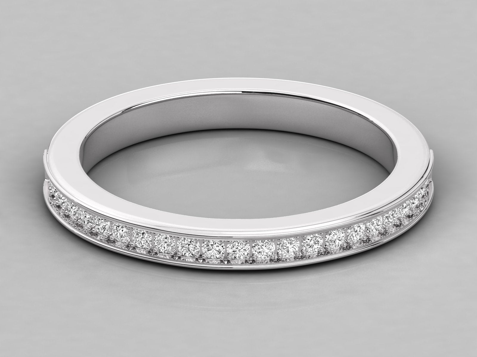 10K  LAB GROWN DIAMOND LADIES  RING.