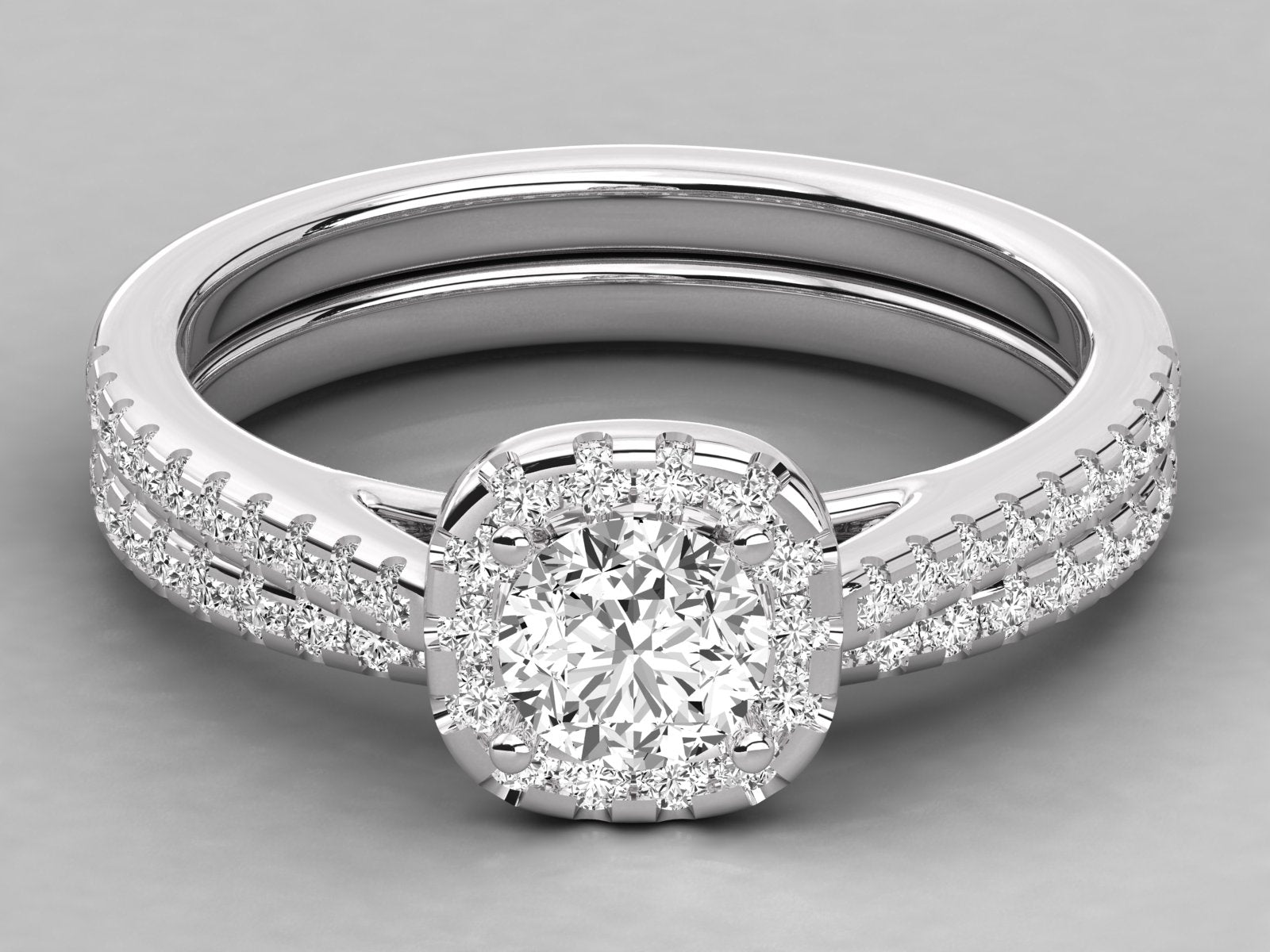 10K GOLD SOLITAIRE  LAB GROWN DIAMOND LADIES RING.