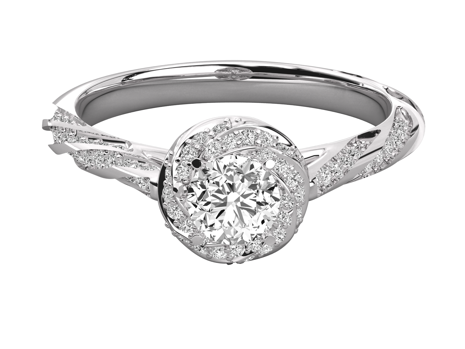 10k GOLD SOLITAIRE  LAB GROWN DIAMOND RING.