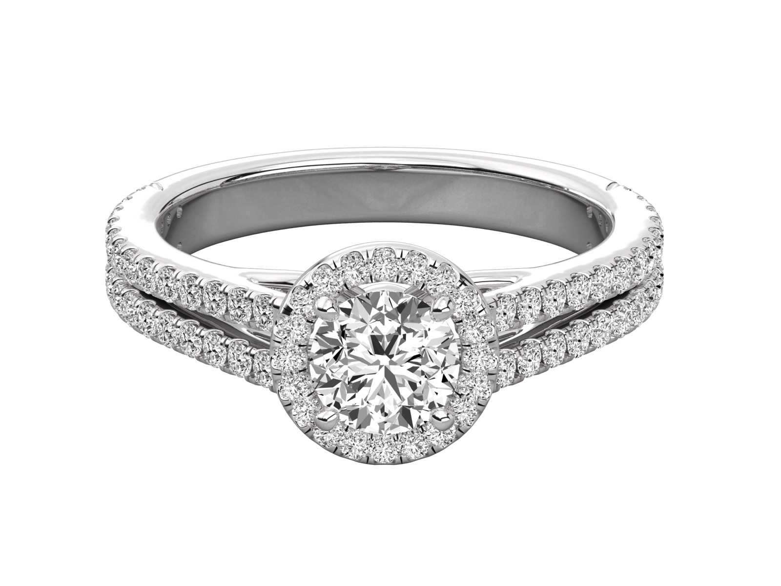 9K GOLD SOLITAIRE LAB GROWN DIAMOND LADIES  RING.