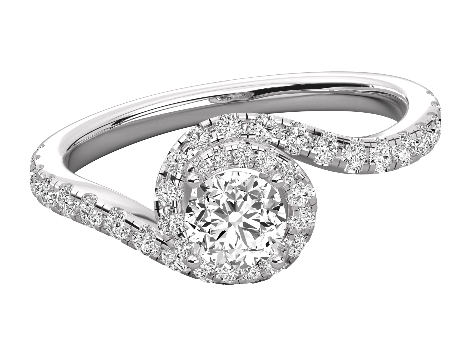 10K GOLD  LAB GROWN DIAMOND LADIES  RING.