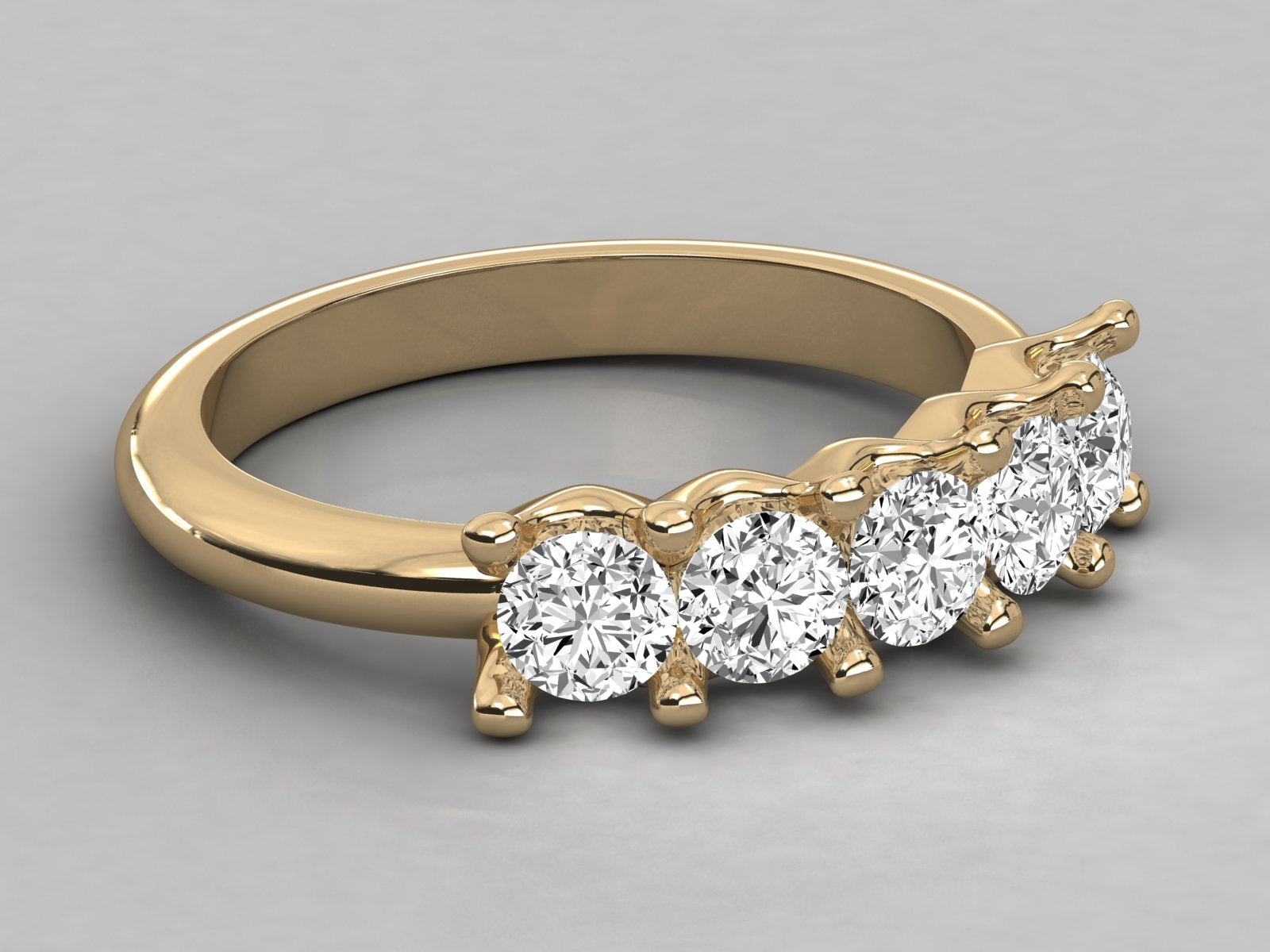 10K GOLD LAB GROWN DIAMOND LADIES  RING.
