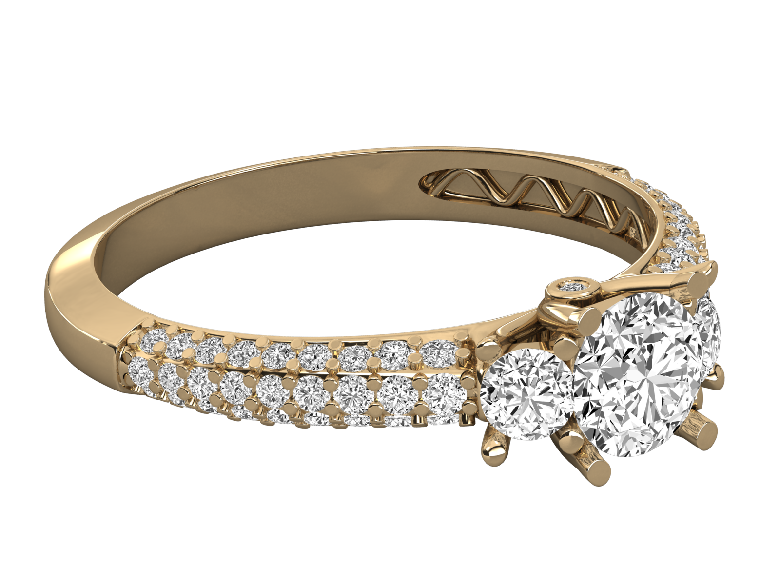 10K GOLD SOLITAIRE  LAB GROWN DIAMOND LADIES  RING.