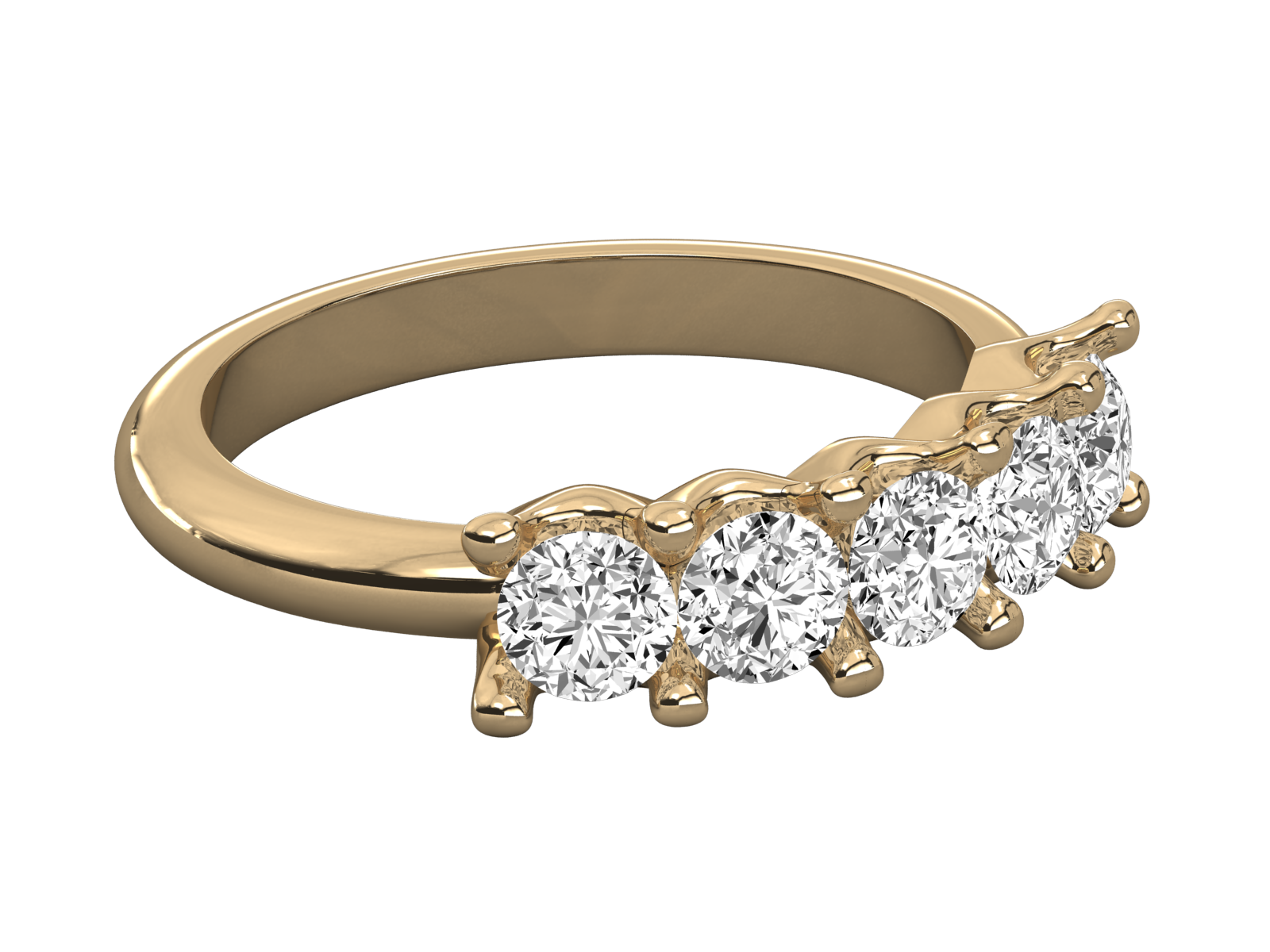 10K GOLD LAB GROWN DIAMOND LADIES  RING.
