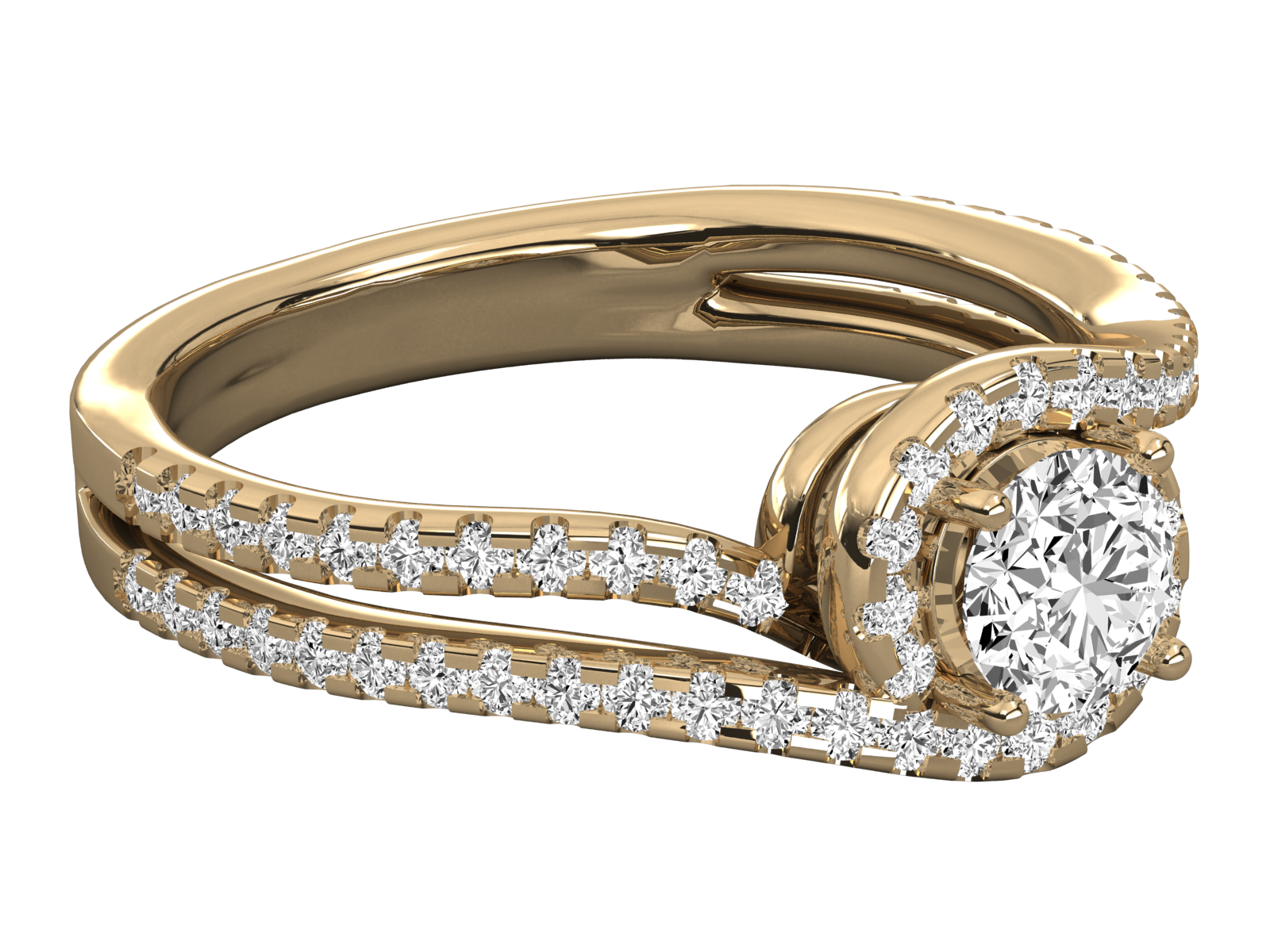 10K GOLD SOLITAIRE  LAB GROWN DIAMOND LADIES  RING.