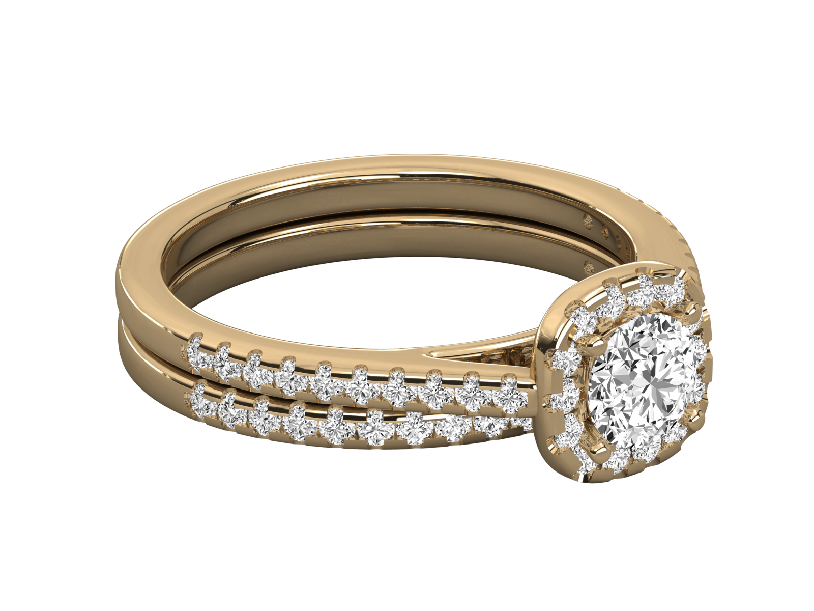 10K GOLD SOLITAIRE  LAB GROWN DIAMOND LADIES RING.