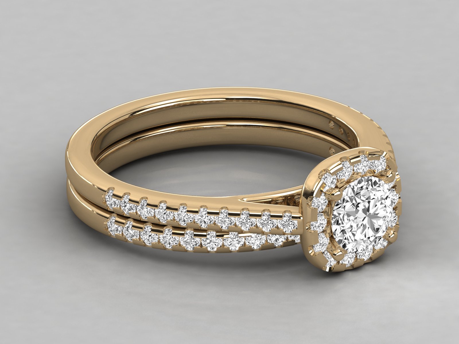 10K GOLD SOLITAIRE  LAB GROWN DIAMOND LADIES RING.